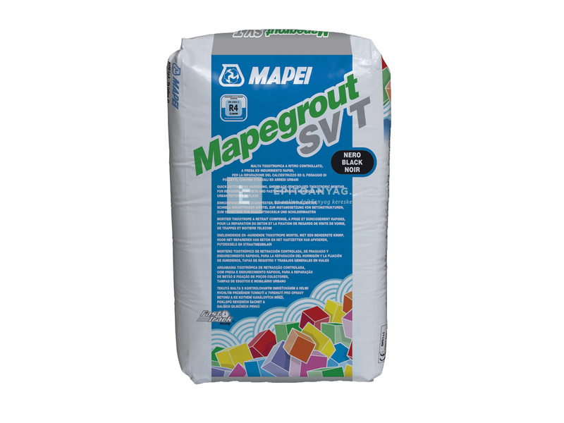Mapei Mapegrout SV T gyorskötő betonjavító habarcs fekete 25 kg