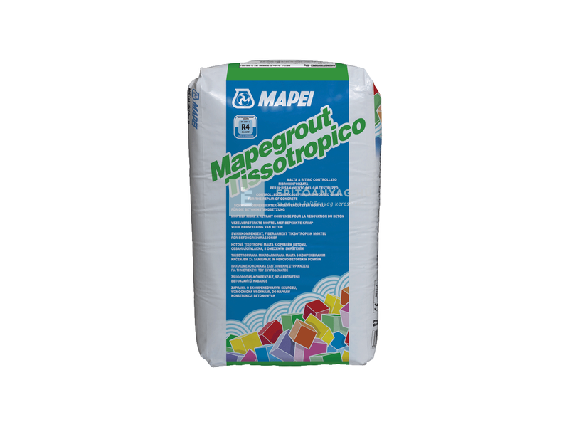 Mapei Mapegrout Tissotropico szálerősítésű betonjavító habarcs 25 kg