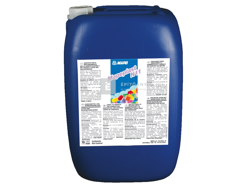 Mapei Mapeplast N11 betonképlékenyítő 25 kg