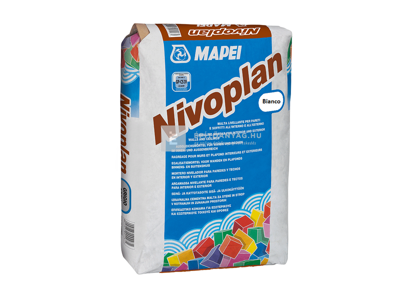 Mapei Nivoplan simítóhabarcs fehér 25 kg