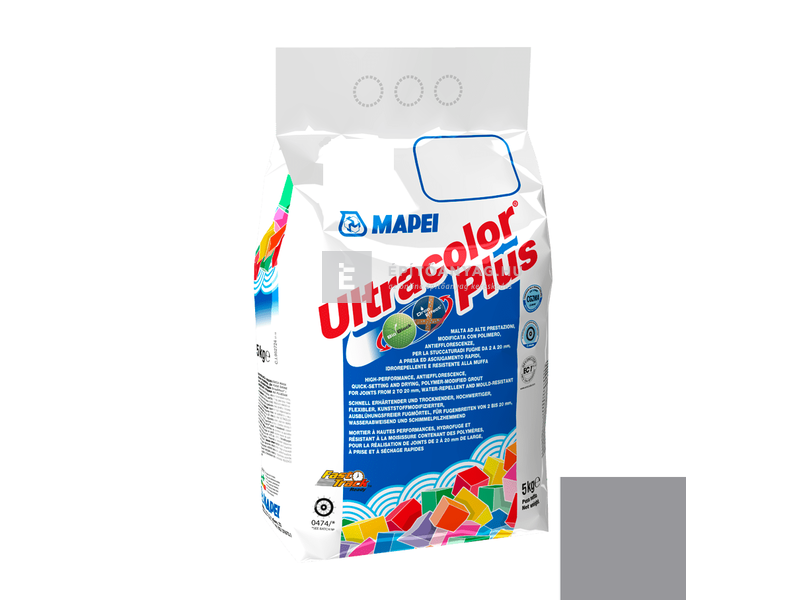 Mapei Ultracolor Plus fugázó 112 középszürke 5 kg