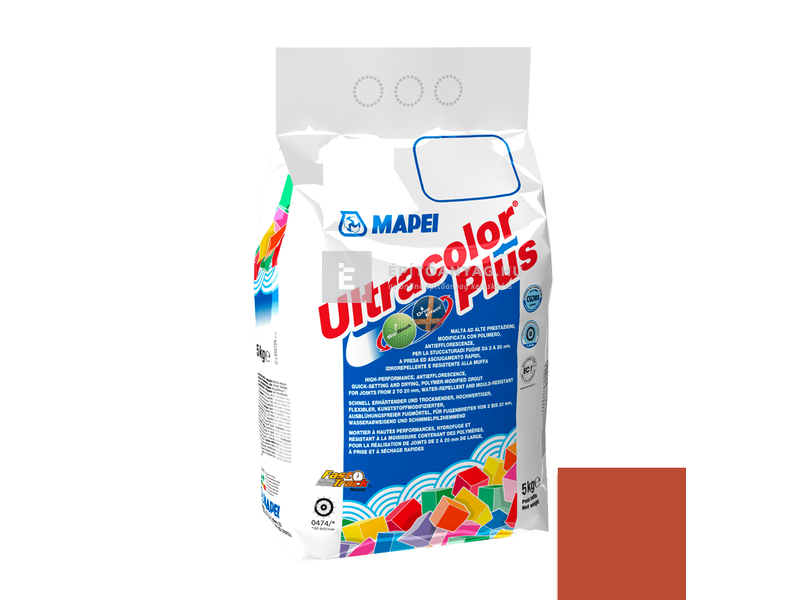Mapei Ultracolor Plus fugázó 145 siennai föld 5 kg