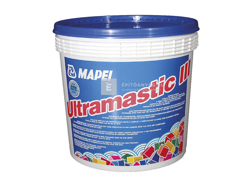 Mapei Ultramastic III kerámiaburkolat-ragasztó D2TE 5 kg