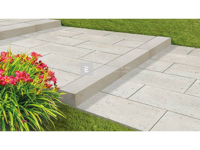 Semmelrock Bradstone Lusso Tivoli Lap krémfehér 90x30x4,5 cm