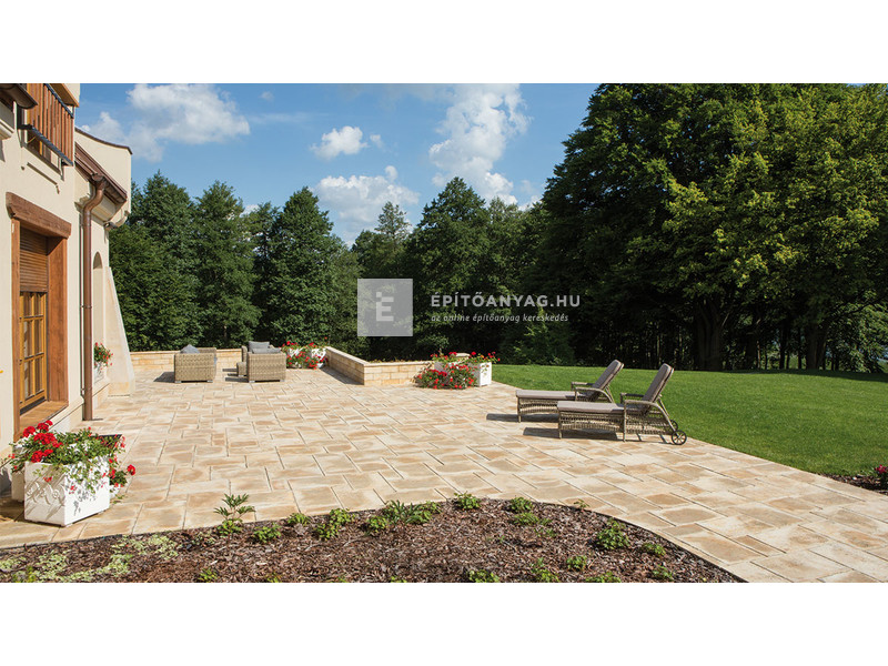 Semmelrock Bradstone Travero Lap homokkő melírozott 40x20x3,5 cm