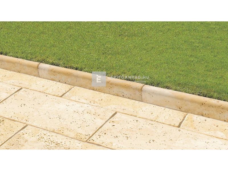 Semmelrock Bradstone Travero Szegély homokkő melírozott 4x15x60 cm