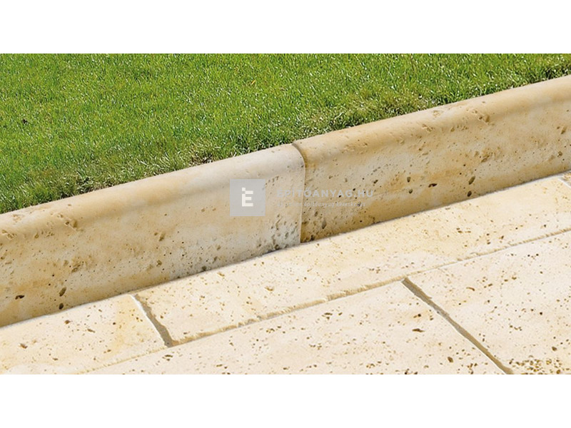Semmelrock Bradstone Travero Szegély homokkő melírozott 4x15x60 cm
