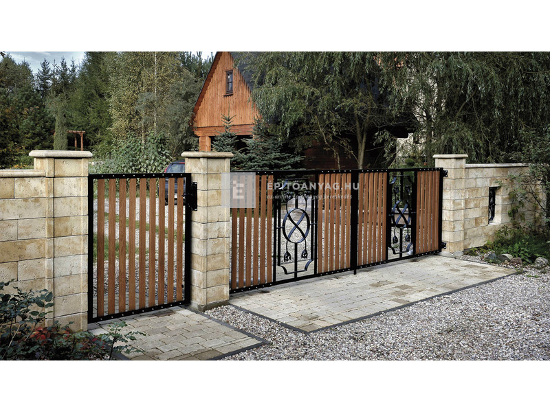 Semmelrock Bradstone Travero Kerítéselem normálkő homokkő melírozott 40x20x15 cm