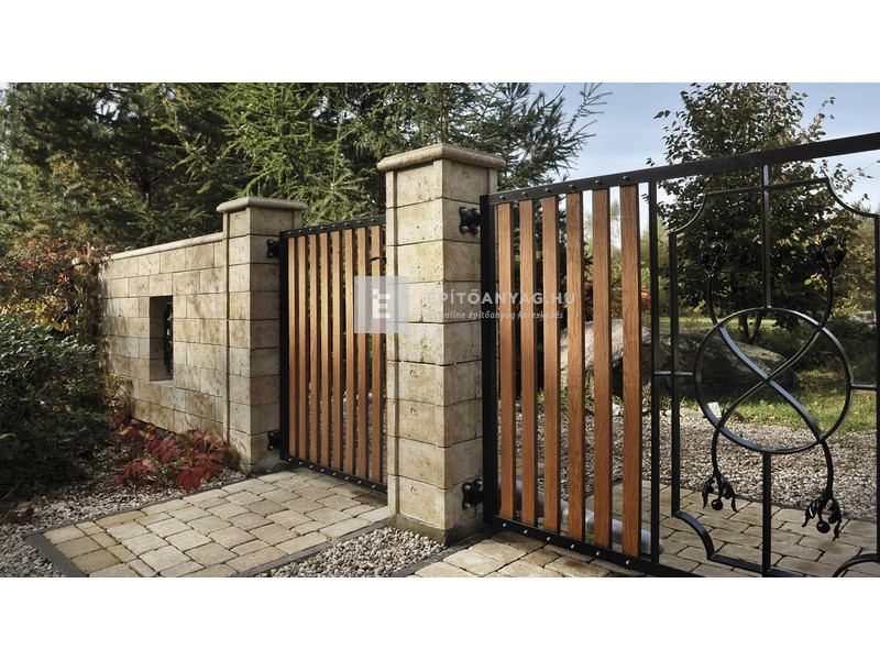 Semmelrock Bradstone Travero Kerítéselem normálkő homokkő melírozott 40x20x15 cm