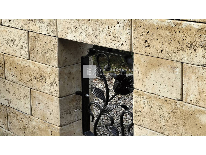 Semmelrock Bradstone Travero Kerítéselem oszlopfedkő homokkő melírozott 35x35x5 cm