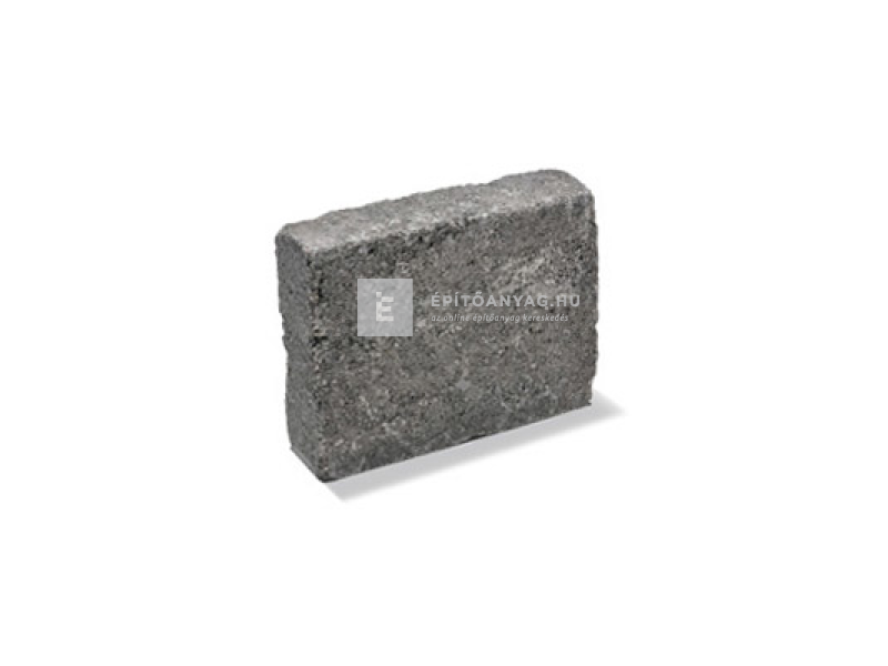 Semmelrock Castello Antico Szegélykő szürke-fekete 33x25x8 cm