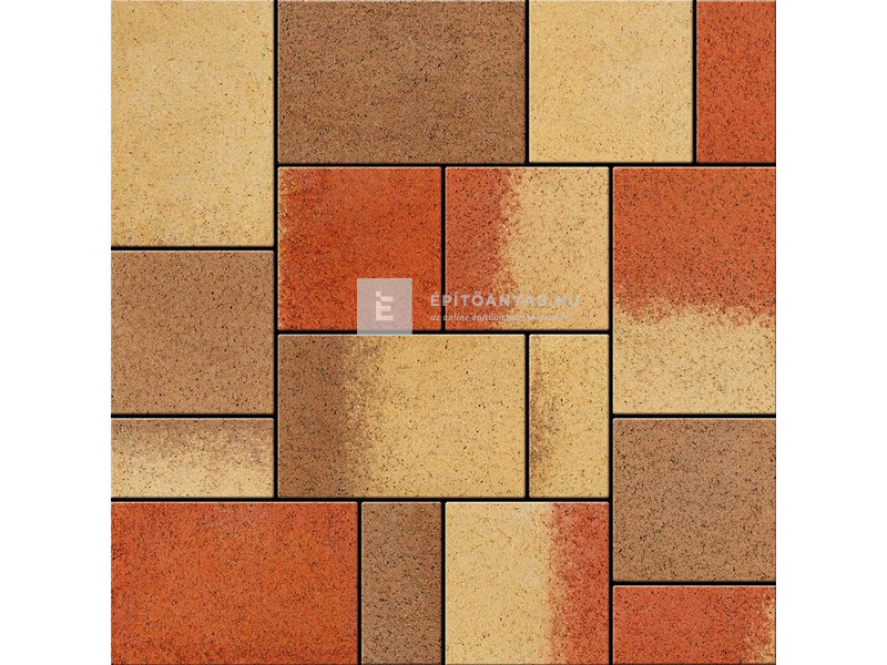 Semmelrock Citytop Kombi térkő őszilomb 6 cm