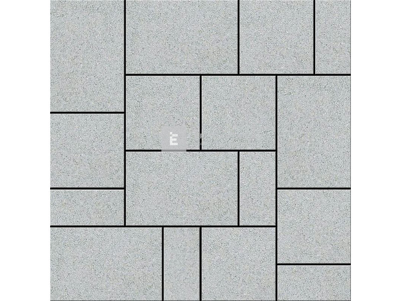 Semmelrock Citytop+ Kombi térkő Einstein fuga, szürke 6 cm