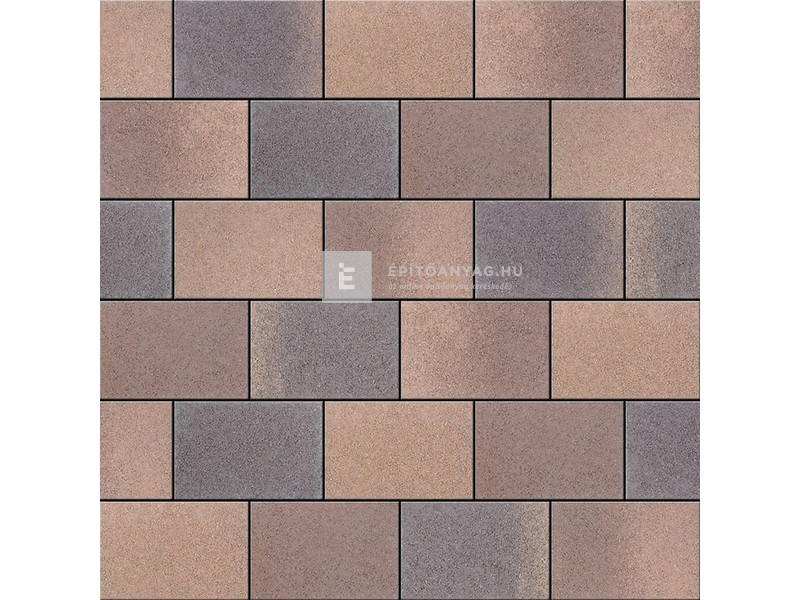 Semmelrock Citytop Smart Térkő barna-mix 20x13,3 cm 5 cm