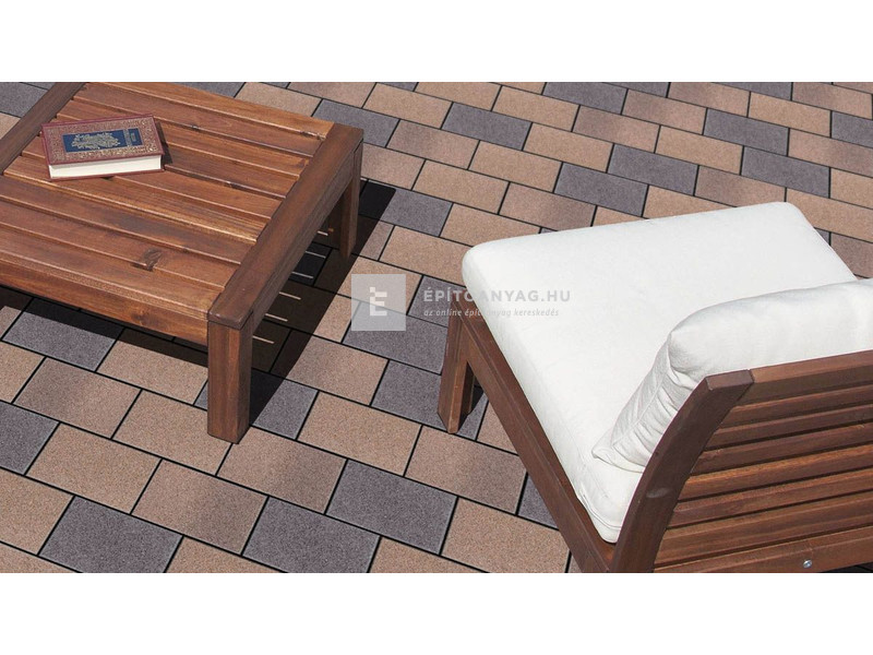 Semmelrock Citytop Smart Térkő barna-mix 20x13,3 cm 5 cm