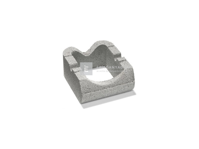 Semmelrock Flori Rézsűelem szürke 27x31x13 cm