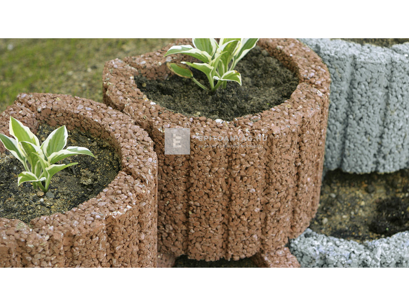 Semmelrock Mini Növényedény szürke 20x30 cm