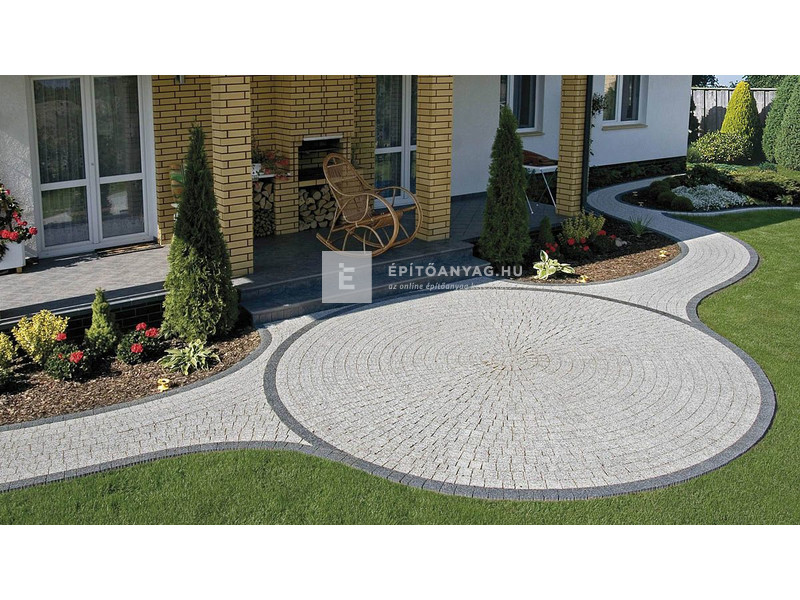 Semmelrock Naturo SP Kombi térkő gránit szürke 6 cm