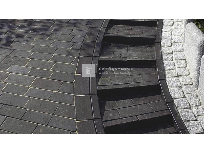 Semmelrock Penter Dresden Térburkoló klinkertégla érdes, antracit-barna 20x10x5,2 cm