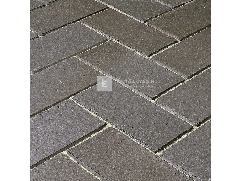 Semmelrock Penter Dresden Térburkoló klinkertégla érdes, antracit-barna 20x10x5,2 cm