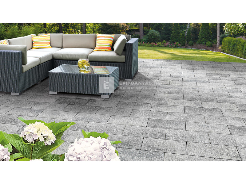 Semmelrock Umbriano Lap gránitszürke-fehér 60x30x3,8 cm