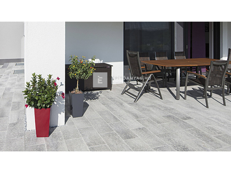 Semmelrock Umbriano Lap gránitszürke-fehér 60x30x3,8 cm
