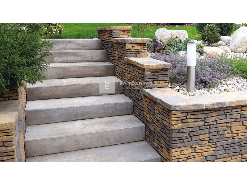 Semmelrock Blokklépcső szürke 100x40x15 cm