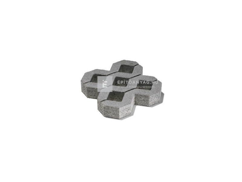 Semmelrock Gyeprácskő szürke 40x40x8 cm