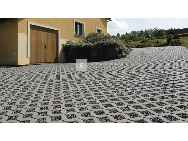 Semmelrock Gyeprácskő szürke 40x40x8 cm