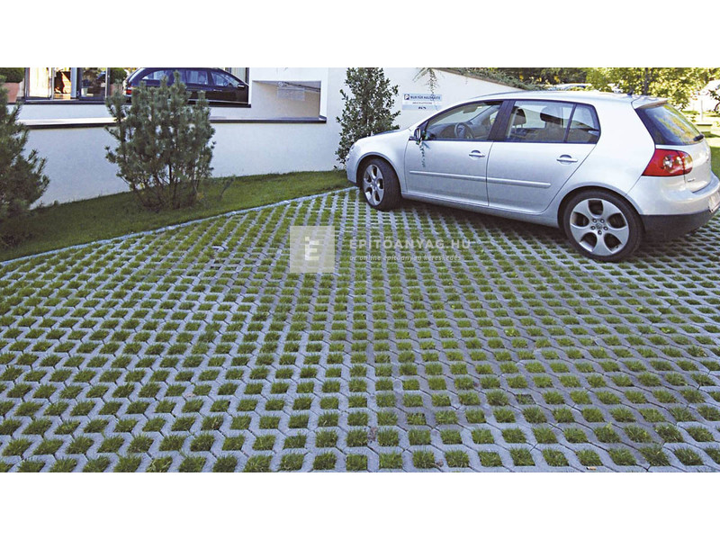 Semmelrock Gyeprácskő szürke 40x40x8 cm