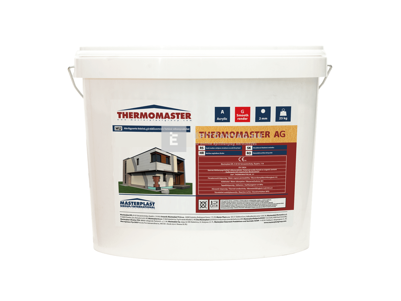 MP Thermomaster Akril vékonyvakolat, gördülőszemcsés 2 mm 25 kg