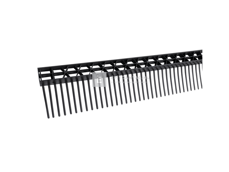 Masterplast Roofbond AC szellőzőléc lezárófésűvel, fekete 1 m