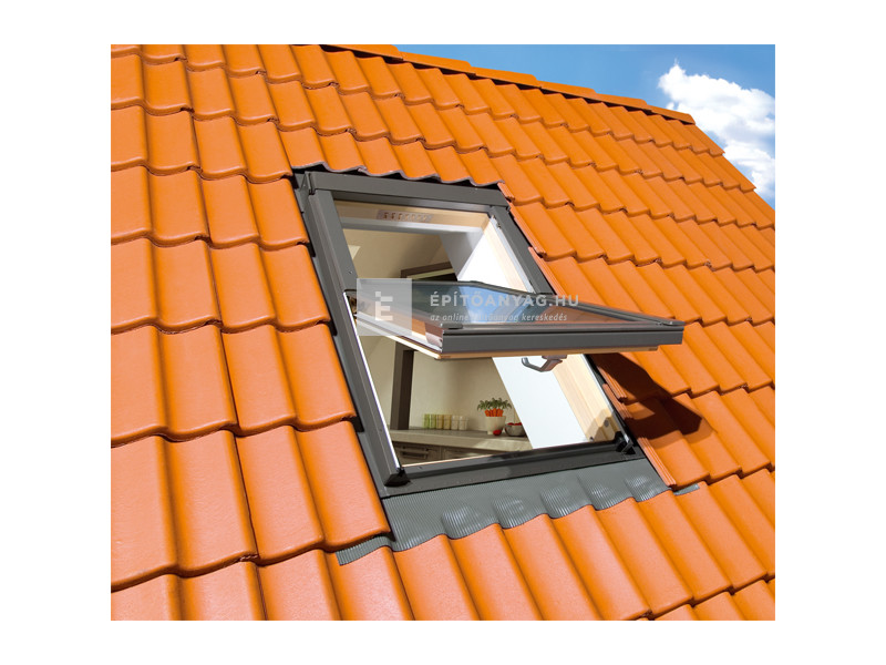 Fakro FTS-V U2 Billenő fa tetőablak, 2 réteg üveg, méret: 07, 78x140 cm
