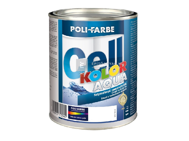 Poli-Farbe Cellkolor Aqua Zománcfesték fehér 1 l