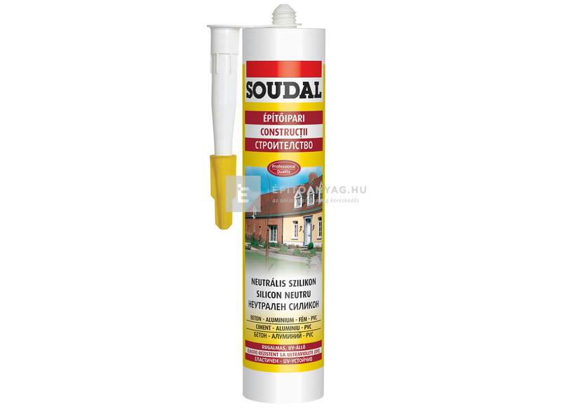 Soudal Neutrális szilikon transparens 280 ml