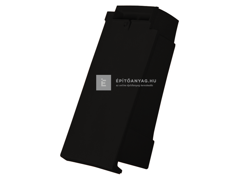 Creaton DOMINO szegélycserép jobb Finesse fekete üvegmázas