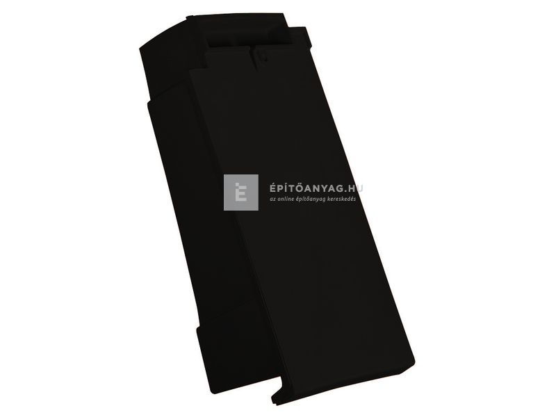 Creaton DOMINO szegélycserép bal Finesse fekete üvegmázas