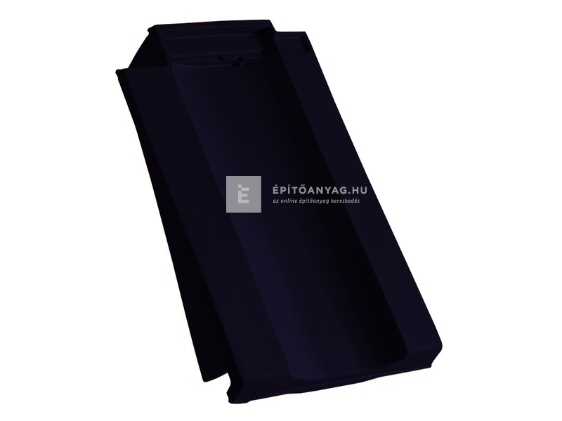 Creaton OPTIMA szegélycserép bal Finesse fekete üvegmázas