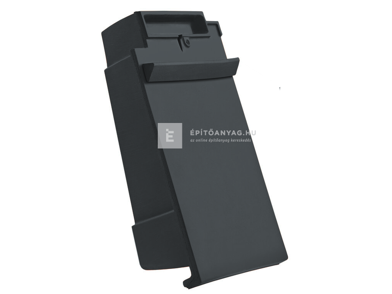 Creaton DOMINO taréjszellőző szegélycserép bal Nuance palaszürke engóbozott