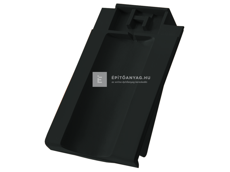 Creaton OPTIMA taréjszellőző szegélycserép jobb Nuance fekete engóbozott