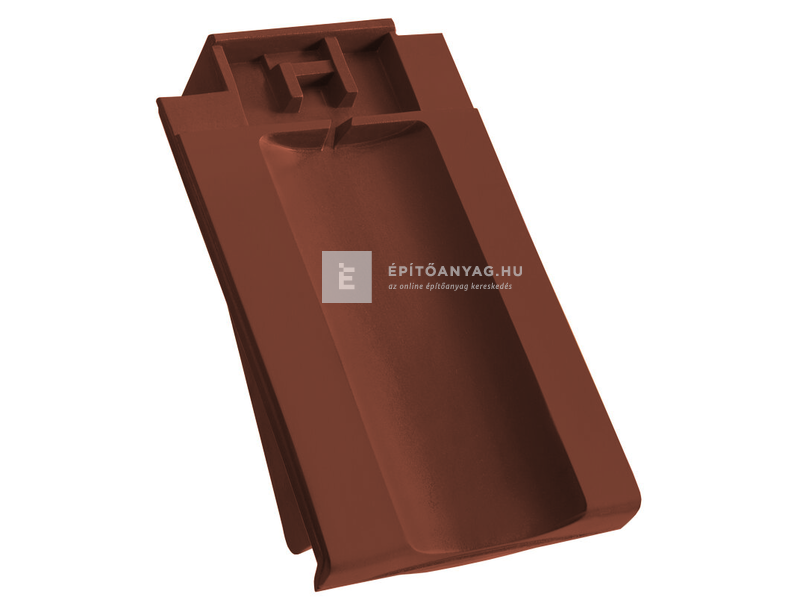 Creaton OPTIMA taréjszellőző szegélycserép bal Nuance barna engóbozott