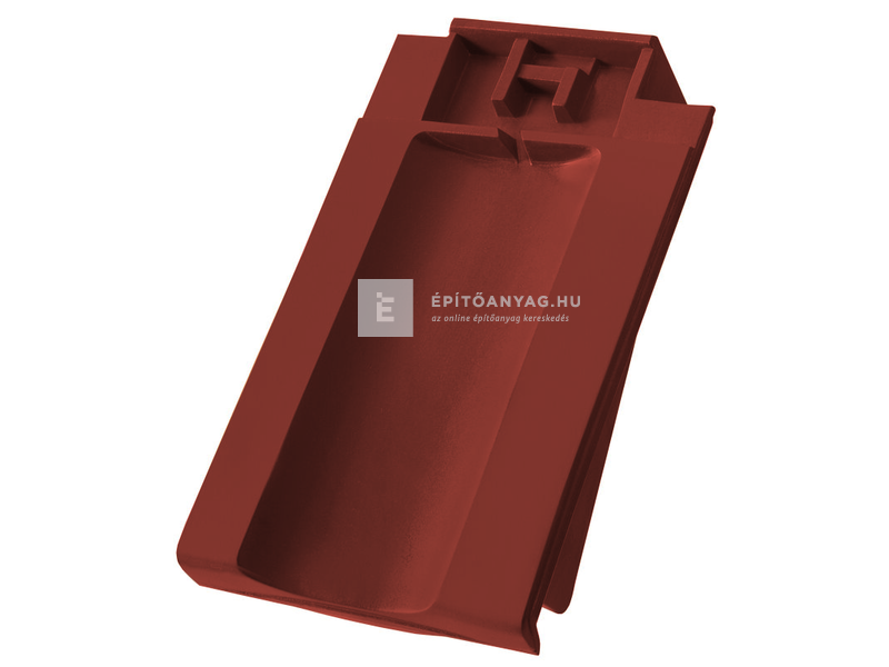 Creaton OPTIMA taréjszellőző szegélycserép jobb Nuance borvörös engóbozott
