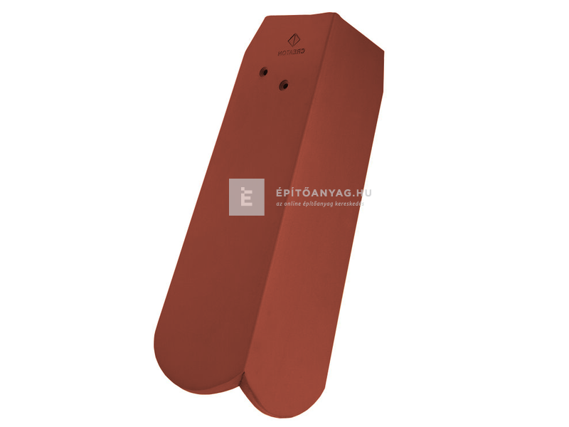 Creaton KLASSIK hódfarkú szegélycserép 1/2 koronafedés, jobb Nuance rézvörös engóbozott