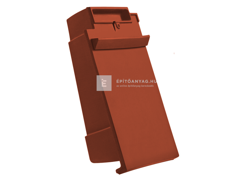 Creaton DOMINO taréjszellőző szegélycserép bal Nuance rézvörös engóbozott