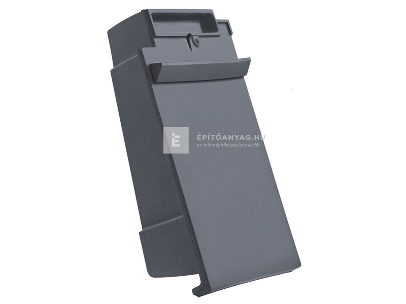 Creaton DOMINO taréjszellőző szegélycserép bal Nuance szürke engóbozott