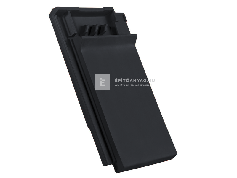 Creaton DOMINO taréjszellőző cserép Nuance fekete matt engóbozott