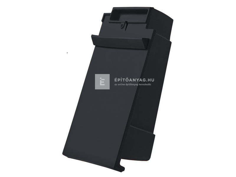 Creaton DOMINO taréjszellőző szegélycserép jobb Nuance fekete matt engóbozott