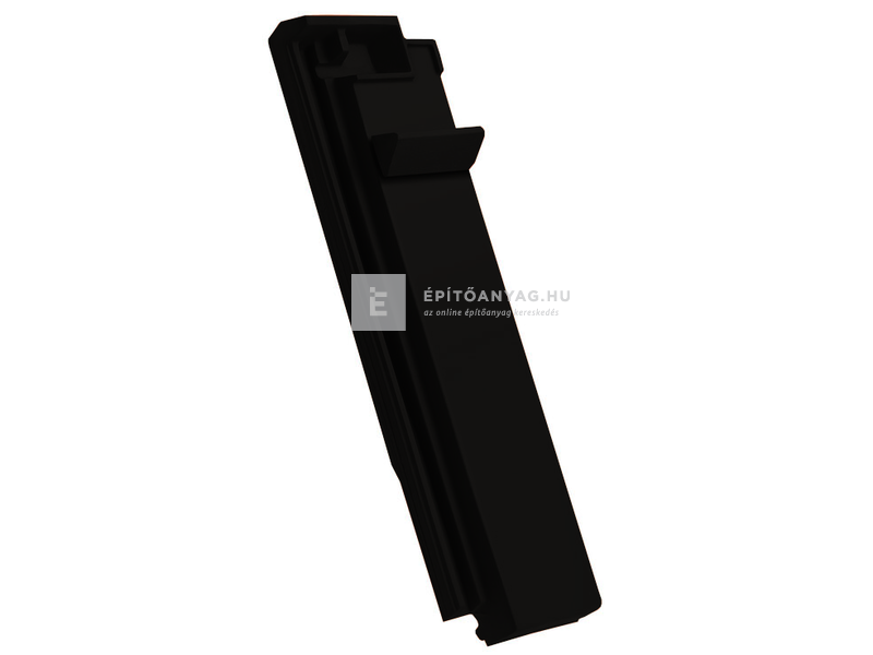 Creaton DOMINO taréjszellőző félcserép Finesse fekete üvegmázas