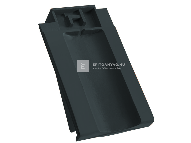 Creaton OPTIMA taréjszellőző szegélycserép bal Nuance palaszürke engóbozott