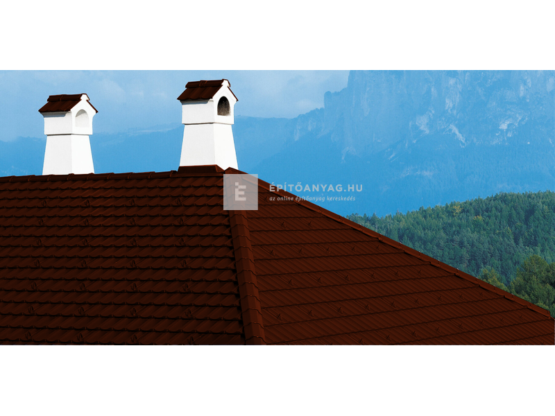 Creaton OPTIMA alapcserép Finesse borvörös üvegmázas